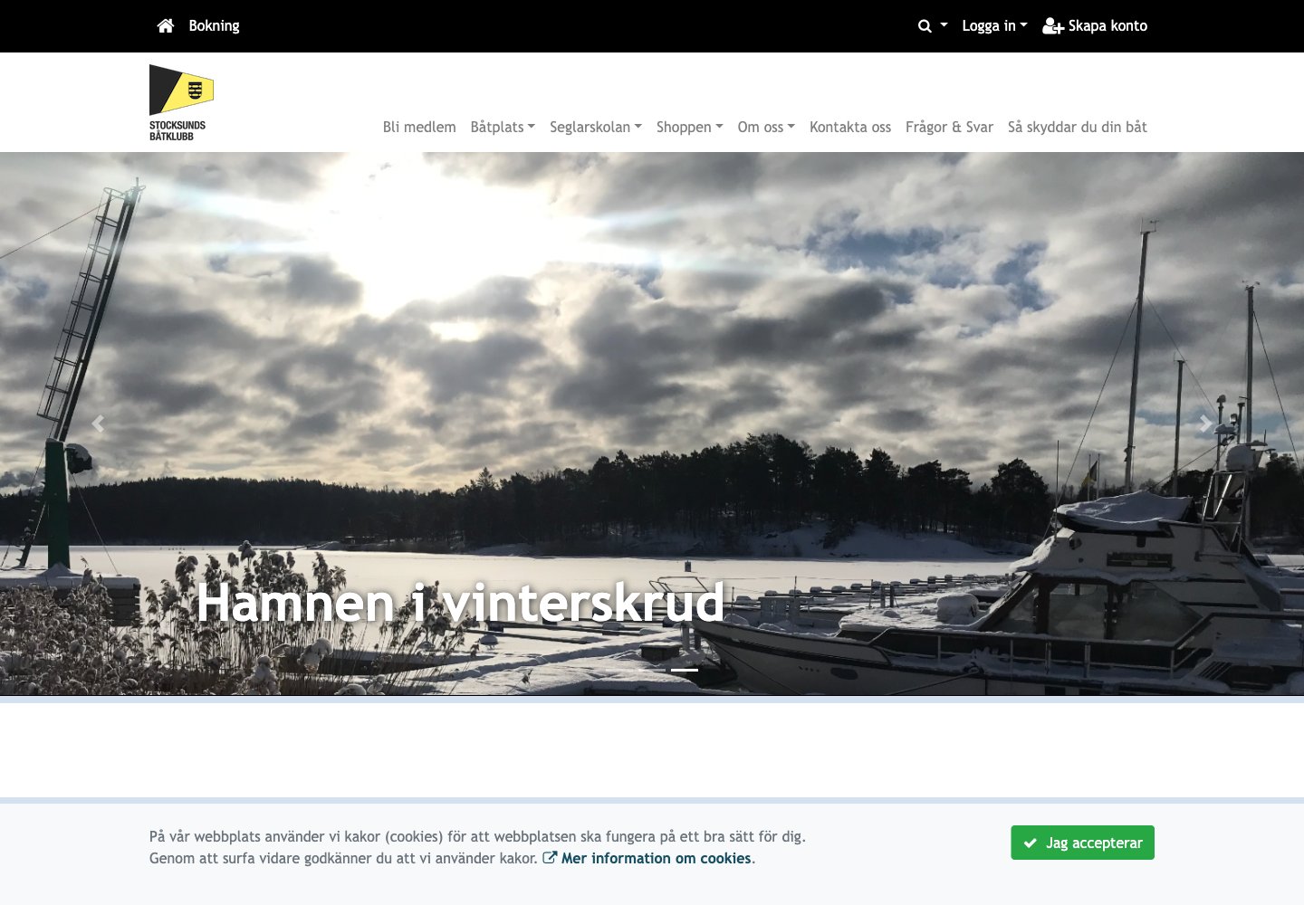 Previous Stocksunds Båtklubb website